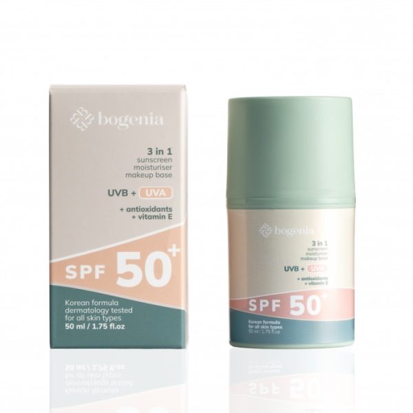 Сонцезахисний крем для обличчя Sunscreen Face Cream SPF 50+ Bogenia 50 мл