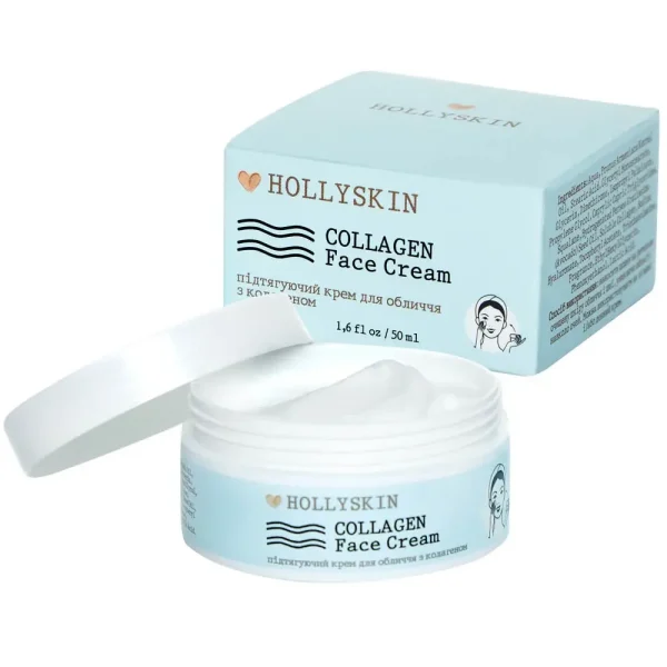 Ліфтинг крем для обличчя з колагеном Hollyskin Collagen Face Cream 50 мл