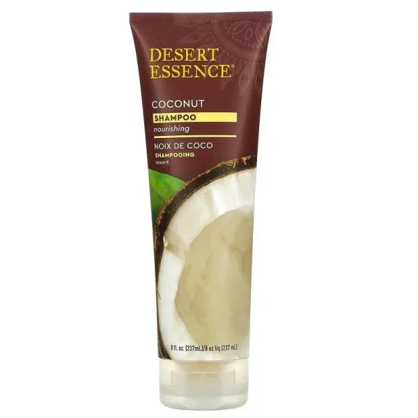 Desert Essence, питательный шампунь для сухих волос с кокосом, 237 мл