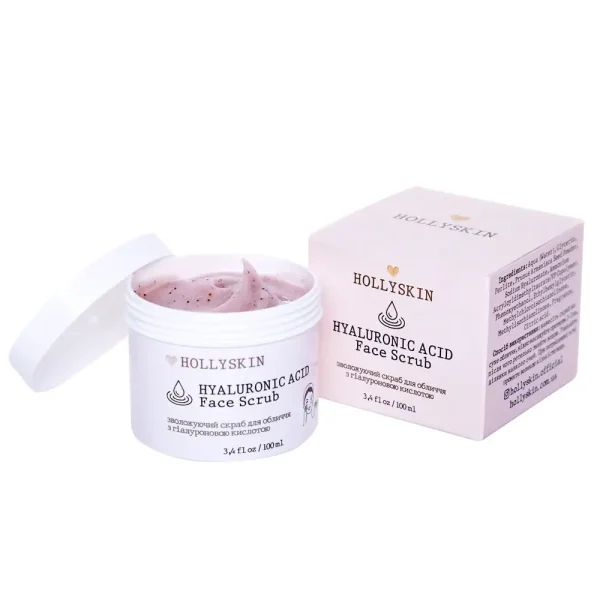 Скраб для лица с гиалуроновой кислотой HOLLYSKIN Hyaluronic Acid Face Scrub 100 мл