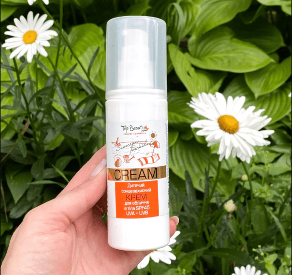 Детский солнцезащитный крем SPF 45 Top Beauty 120 мл