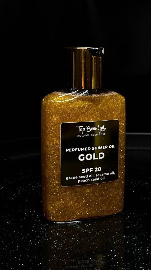 Масло парфюмированное сияющее SPF 20 Top Beauty Gold 100 мл