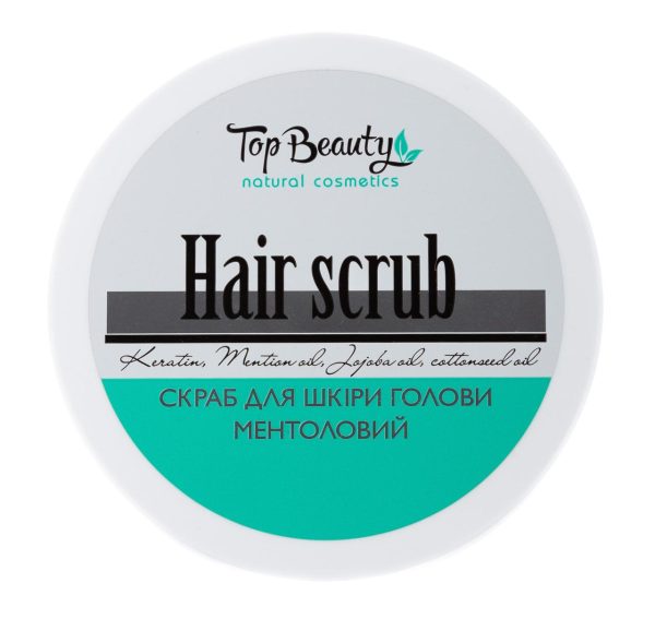 Скраб-пілінг для шкіри голови Ментоловий Hair Scrub Top Beauty 250 мл