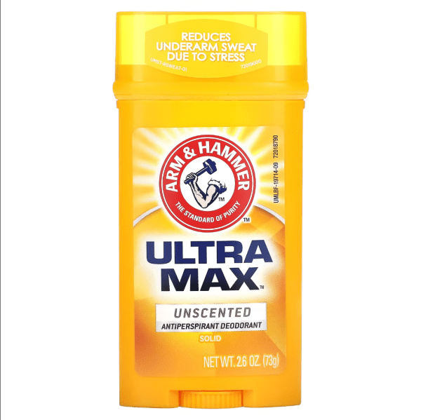 Arm & Hammer, UltraMax, Твердий дезодорант-антиперспірант для чоловіків, аромат "Без запаху" 73 г