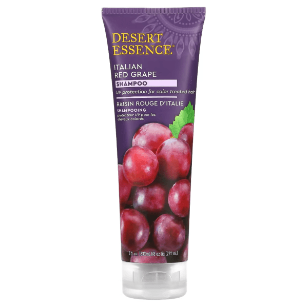 Шампунь для фарбованого волосся з італійським червоним виноградом Desert Essence 237 мл