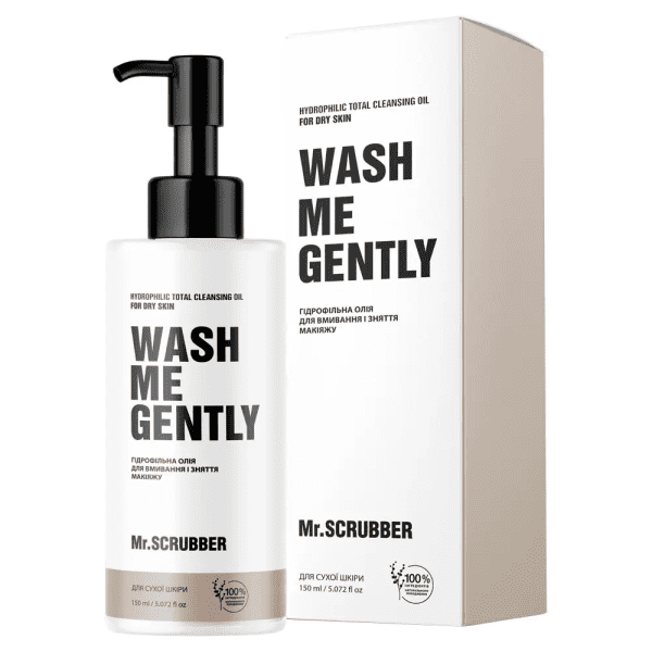 Гидрофильное масло для умывания и снятия макияжа для сухой кожи Mr.SCRUBBER WASH ME GENTLY 150 мл