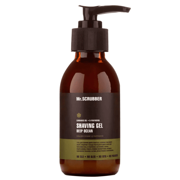 Гель для гоління Mr.SCRUBBER Shaving Gel Deep Ocean 125 мл