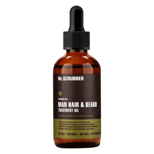 Комплекс олій для росту волосся і бороди Mr.SCRUBBER MAN Hair&Beard Treatment Oil 50 мл