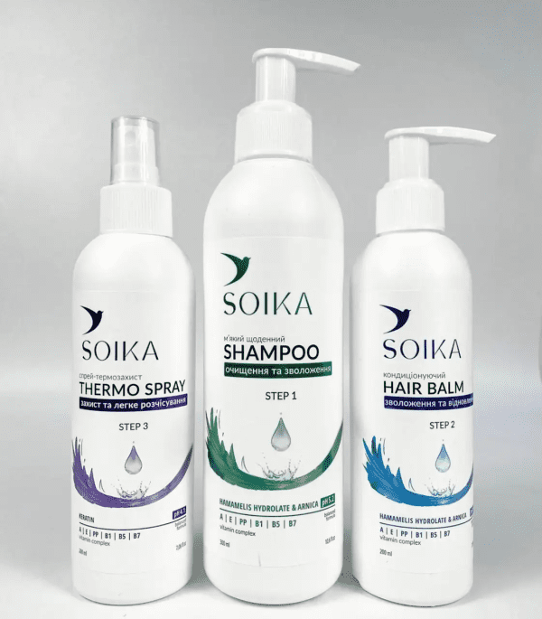 Набор для восстановления волос SOIKA 3 в 1
