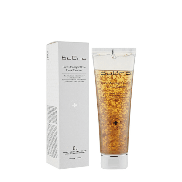 Гель для умывания с лепестками роз Bueno Pure Moonlight Rose Floral Cleanser 150 мл