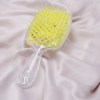 Расческа для волос Superbrush Plus Hollow Comb прозрачно-желтая