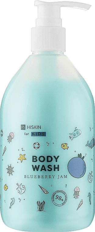 Детский гель для душа HiSkin Kids Черничный джем 400 мл