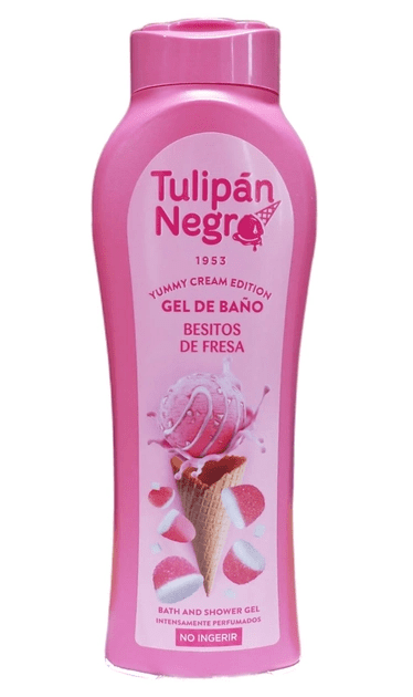 Гель для душа Tulipan Negro Клубничный поцелуй 650 мл