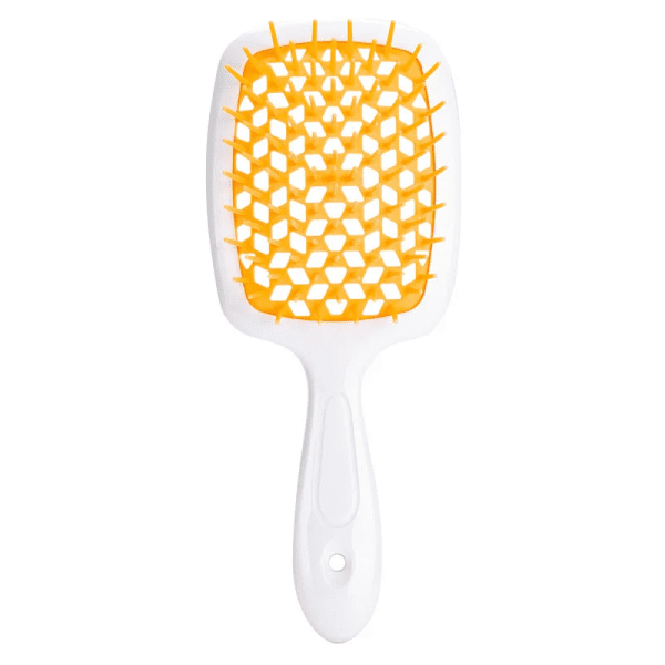 Расческа для волос Superbrush Plus Hollow Comb бело-оранжевая