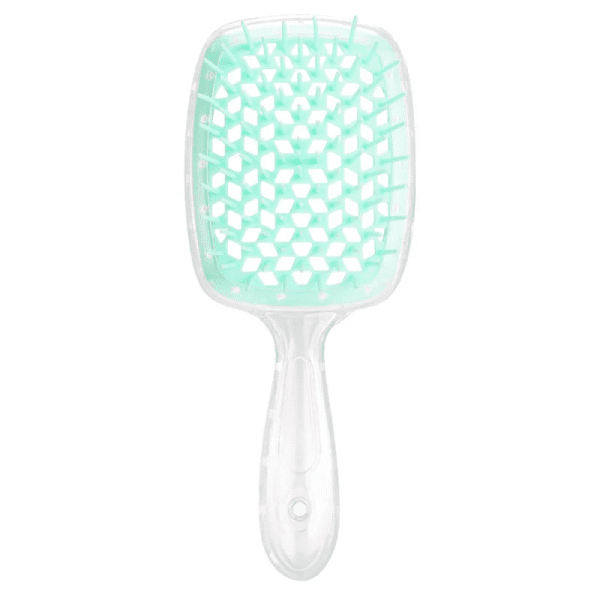 Гребінець для волосся Superbrush Plus Hollow Comb прозоро-м'ятна