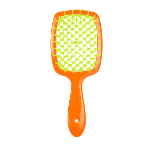 Расческа для волос Superbrush Plus Hollow Comb оранжево-зеленая