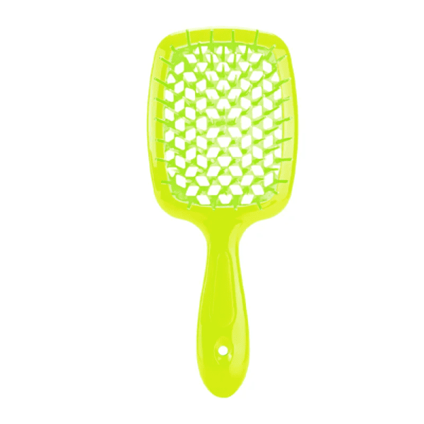 Расческа для волос Superbrush Plus Hollow Comb ярко-зеленая