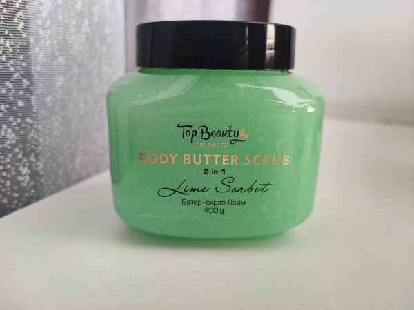 Скраб-батер для тела 2 в 1 Top Beauty Лайм 400 г