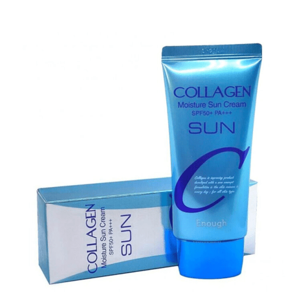 Увлажняющий солнцезащитный крем с коллагеном Collagen Moisture Sun Cream SPF50+ PA+++ Enough  50 мл
