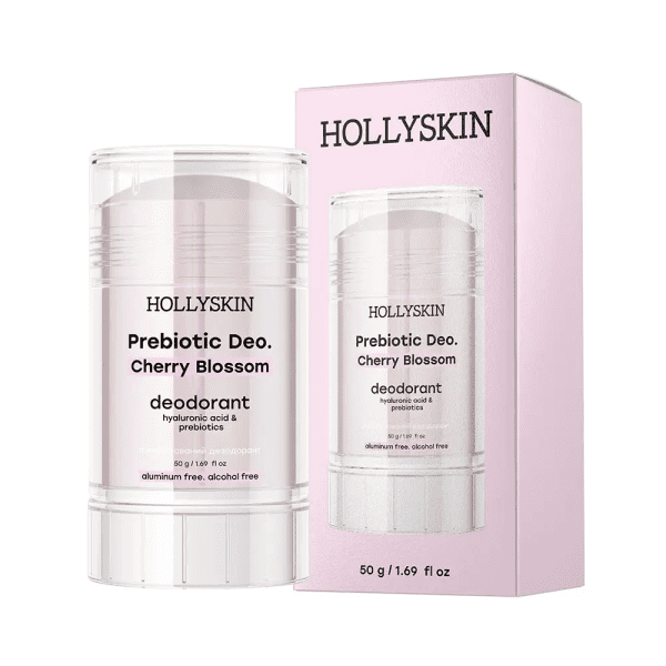 Парфюмированный дезодорант с гиалуроновой кислотой и пребиотиками Hollyskin Prebiotic Deo Cherry Blossom 50 г