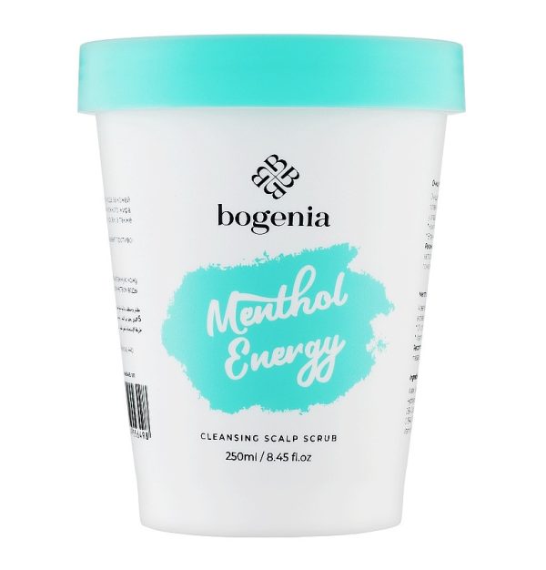 Скраб для кожи головы Ментоловый Bogenia Menthol Energy 250 мл