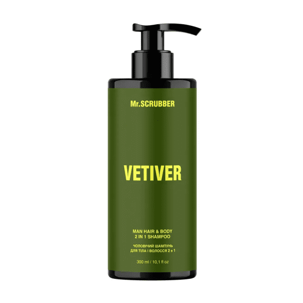 Шампунь для тела и волос 2 в 1 Vetiver Mr.SCRUBBER 300 мл