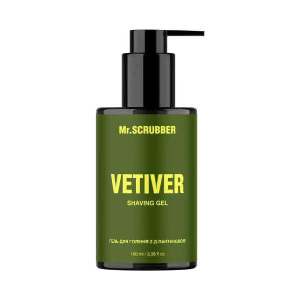 Гель для гоління з д-пантенолом Vetiver Mr.SCRUBBER 100 мл