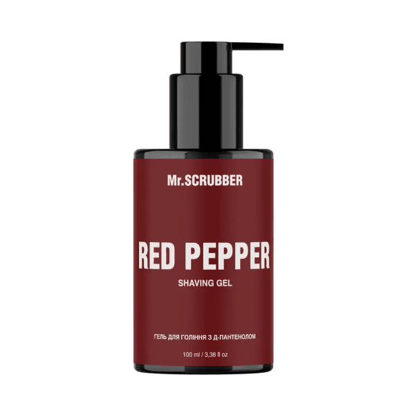 Гель для бритья с д-пантенолом Red Pepper Mr.SCRUBBER 100 мл