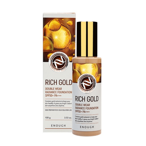 Тональный омолаживающий крем с золотом Enough Rich Gold Double Wear Radiance Foundation №13 100 мл