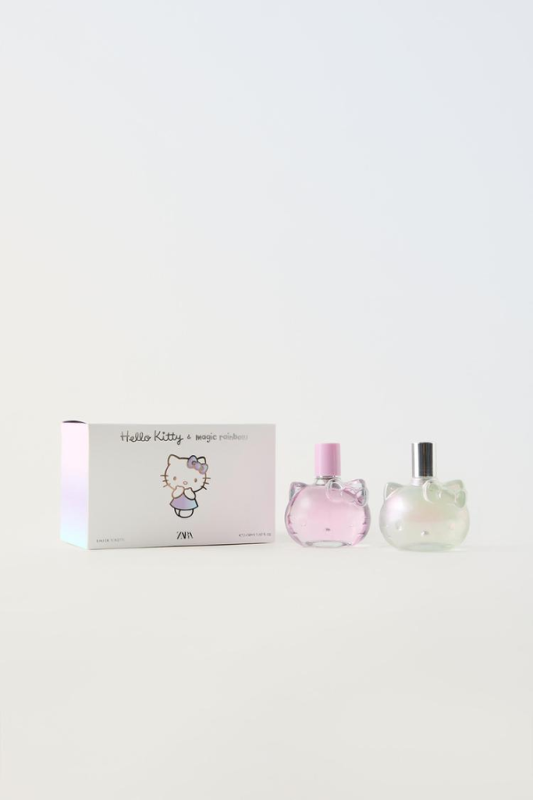 Набор детской туалетной воды Zara Hello Kitty + Magic Rainbow 2*50 мл