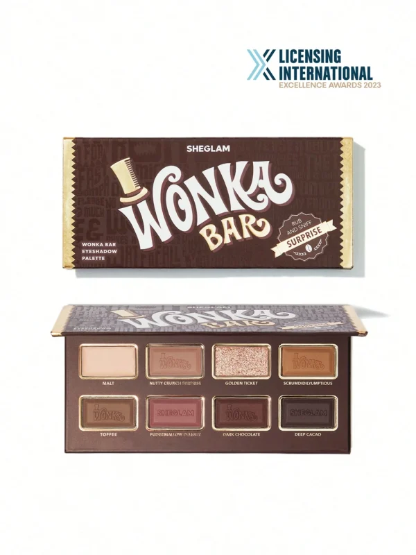 Палетка теней Wonka Bar Willy Wonka Sheglam 8 цветов