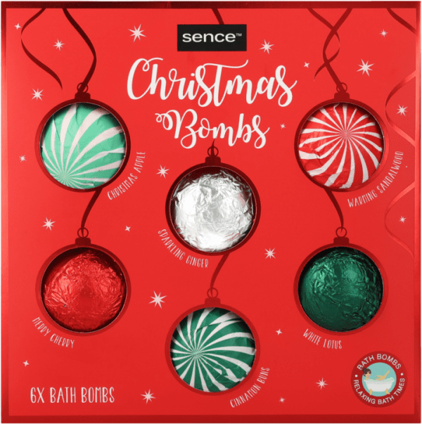 Подарочный набор с бомбочками Sence Christmas Bombs