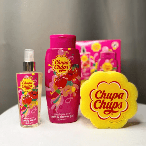Подарочный набор WonderNice Chupa Chups Trio Gift Set с ароматом клубники