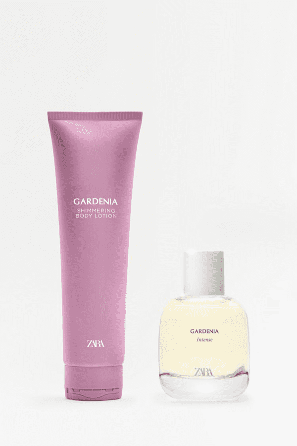 Набор Zara парфюмированная вода Gardenia Intense Christmas 90 мл + лосьон для тела Gardenia 150 мл