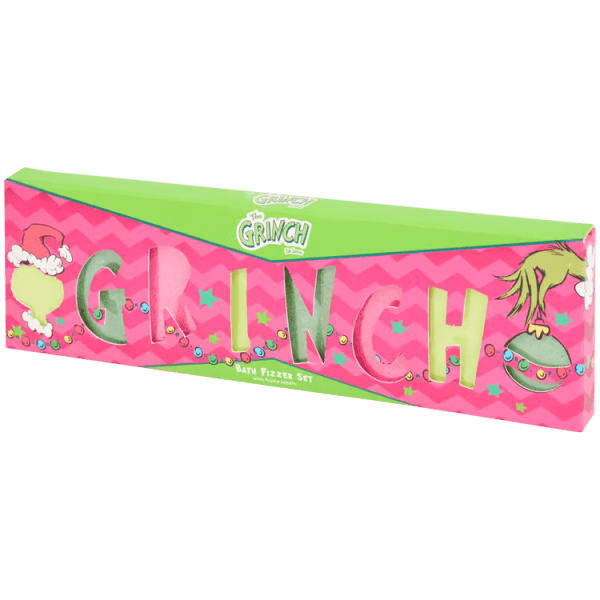 Бомбочки для ванны Grinch разноцветные 8х40 г