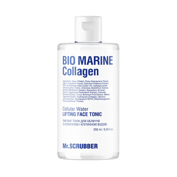 Лифтинг тоник для лица Bio Marine Collagen с коллагеном и клеточной водой Mr.SCRUBBER 250 мл