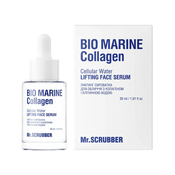 Ліфтинг сироватка для обличчя Bio Marine Collagen з колагеном і клітинною водою Mr.SCRUBBER 30 мл