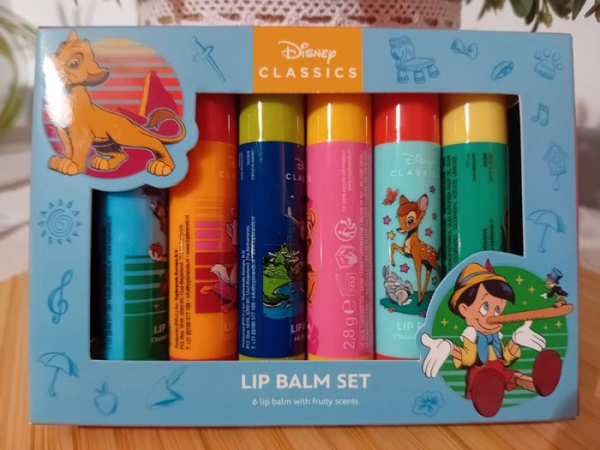 Набор бальзамов для губ для детей Disney Classics 6 шт