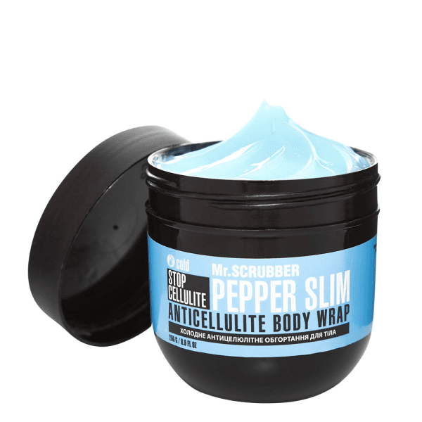Холодное антицеллюлитное обертывание для тела Stop Cellulite Pepper Slim Mr. Scrubber 250 г