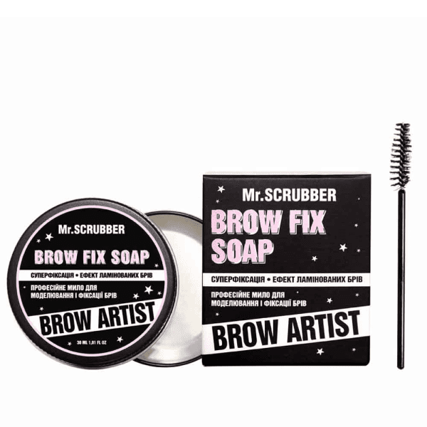 Професійне мило для моделювання і фіксації брів Brow Artist Mr. Scrubber 30 мл