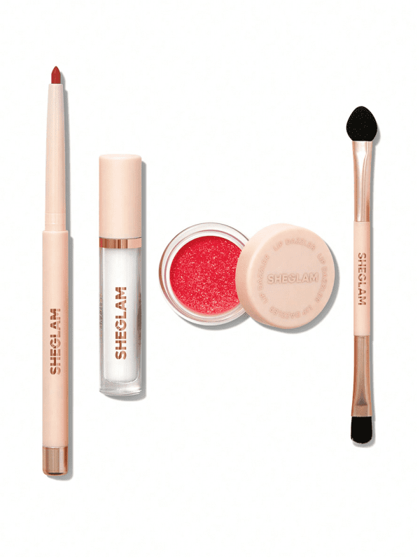 Набор для губ с глитером Sheglam Lip Dazzler Glitter Kit - Red Carpet