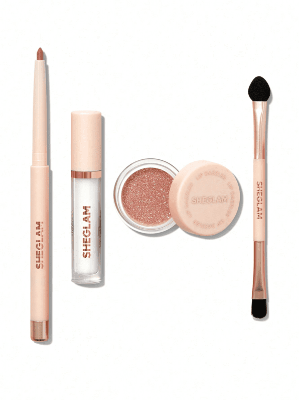 Набор для губ с глитером Sheglam Lip Dazzler Glitter Kit - Debutante