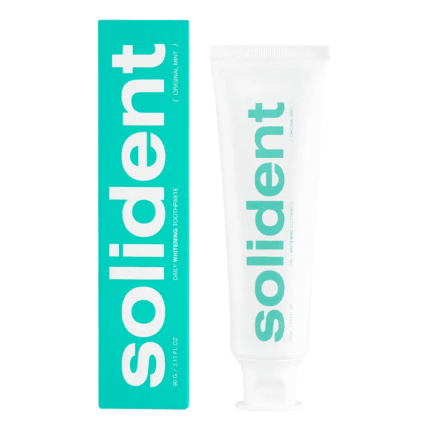Ежедневная отбеливающая зубная паста Solident mint/мята 90 г