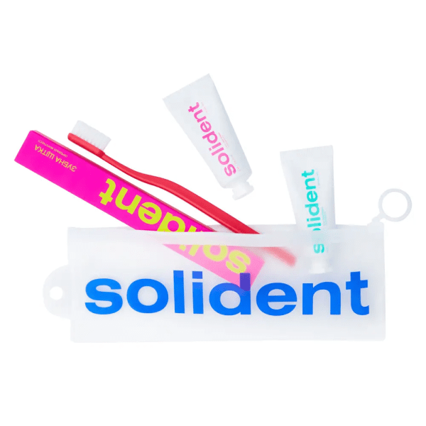 Набор для путешествий Solident travel kit Mint / Peach