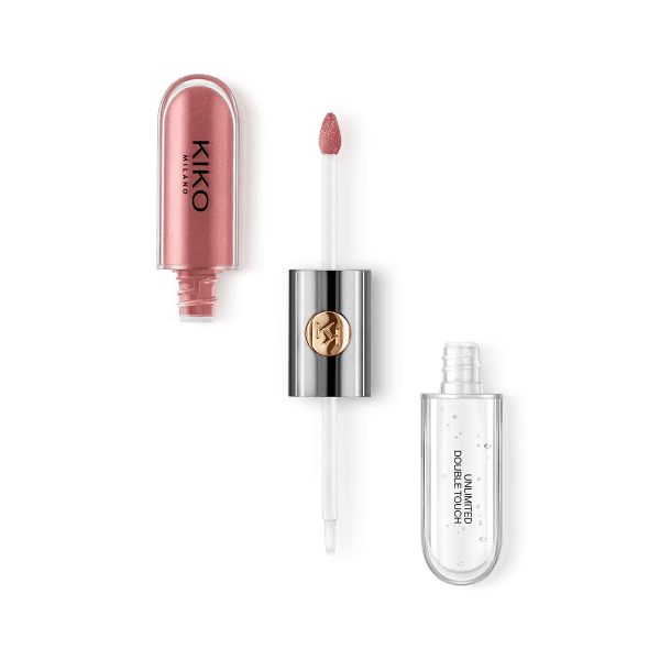 Блеск для губ Kiko Milano Unlimited Double Touch 120 Rosy Mauve 6 мл