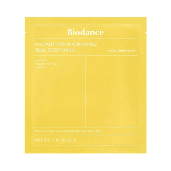 Гідрогелева маска з ніацинамідом Biodance - Radiant Vita Niacinamide Real Deep Mask 34 г