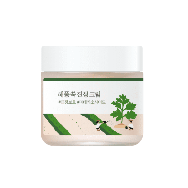 Успокаивающий крем с морской полынью ROUND LAB Mugwort Calming Cream 80 мл
