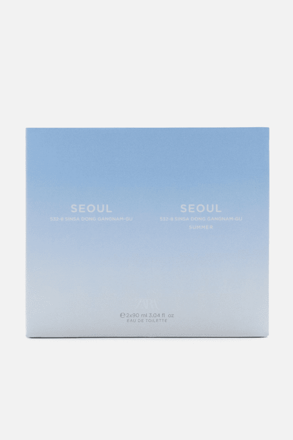 Набор туалетной воды Zara Seoul и Seoul Summer 2 х 90 мл