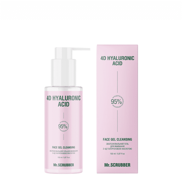 Увлажняющий гель для умывания 4D Hyaluronic Acid с 4Д гиалуроновой кислотой Mr.SCRUBBER 150 мл