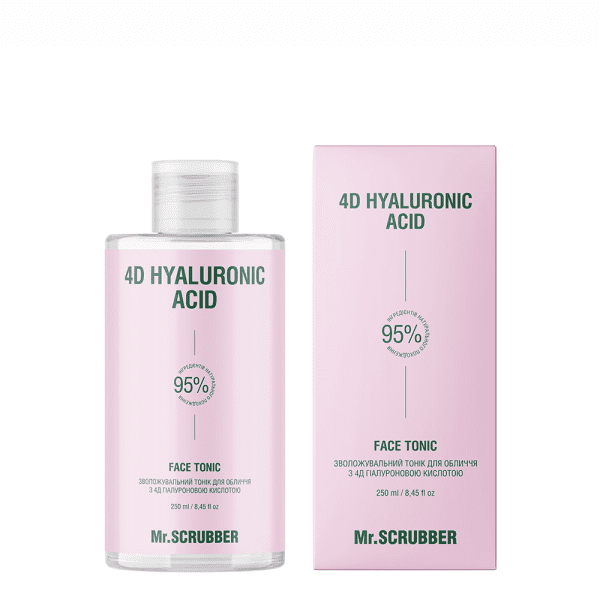 Увлажняющий тоник для лица 4D Hyaluronic Acid с 4Д гиалуроновой кислотой Mr.SCRUBBER 250 мл